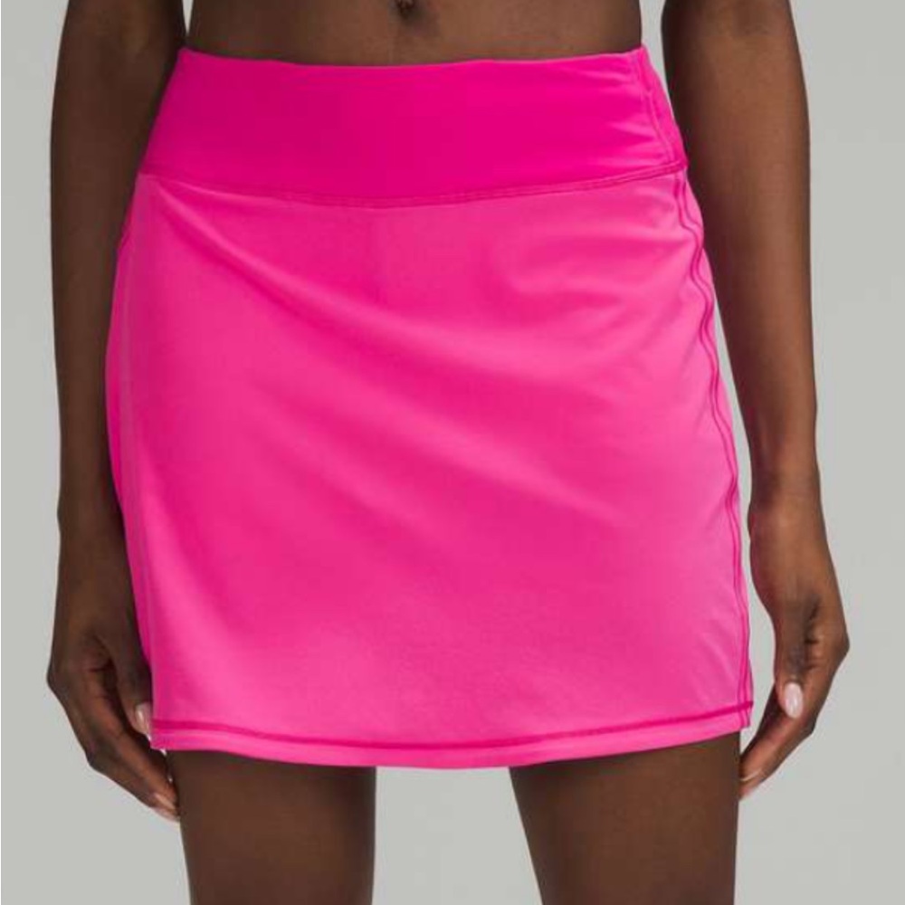 Lululemon sonic pink pace rival skort